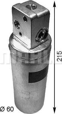 MAHLE AD 139 001S - Осушувач, кондиціонер autocars.com.ua