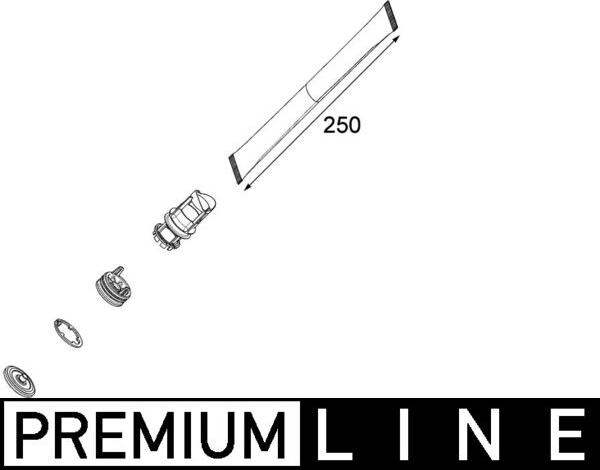 MAHLE AD 2 000P - Осушувач, кондиціонер autocars.com.ua