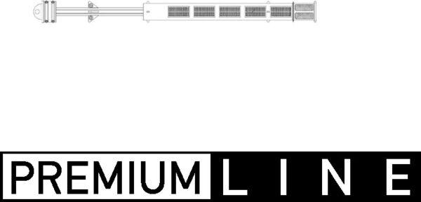 MAHLE AD 222 000P - Осушувач, кондиціонер autocars.com.ua