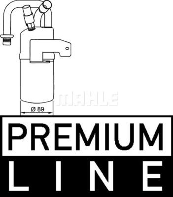 MAHLE AD 274 000P - Осушувач, кондиціонер autocars.com.ua