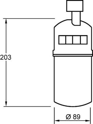 MAHLE AD 275 000S - Осушувач, кондиціонер autocars.com.ua