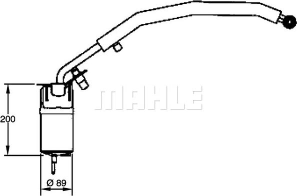 MAHLE AD 278 000P - Осушитель, кондиционер avtokuzovplus.com.ua