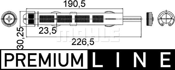 MAHLE AD 289 000P - Осушувач, кондиціонер autocars.com.ua