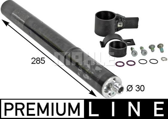 MAHLE AD 92 000P - Осушувач, кондиціонер autocars.com.ua