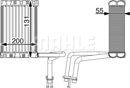 MAHLE AE 6 000P - Випарник, кондиціонер autocars.com.ua