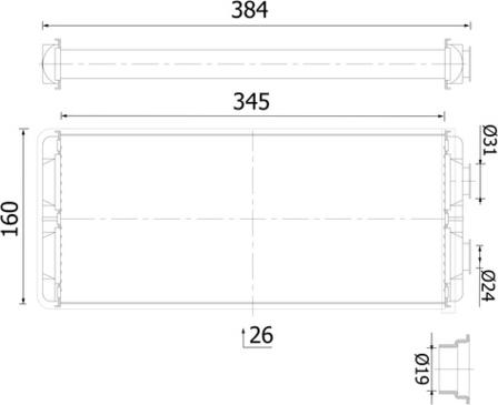 MAHLE AH 296 000S - Теплообмінник, опалення салону autocars.com.ua