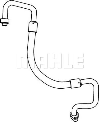 MAHLE AP 102 000P - Трубопровід високого / низького тиску, кондиціонер autocars.com.ua