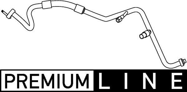 MAHLE AP 104 000P - Трубопровід високого / низького тиску, кондиціонер autocars.com.ua