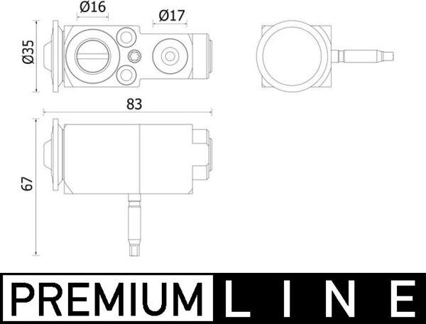 MAHLE AVE 140 000P - Розширювальний клапан, кондиціонер autocars.com.ua
