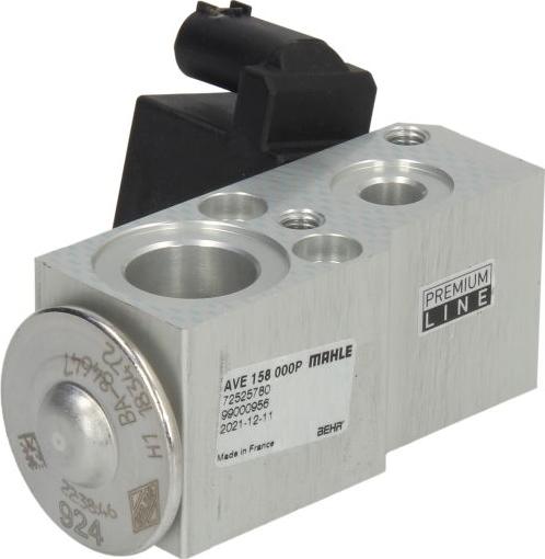 MAHLE AVE 158 000P - Розширювальний клапан, кондиціонер autocars.com.ua