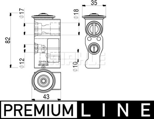 MAHLE AVE 2 000P - Розширювальний клапан, кондиціонер autocars.com.ua