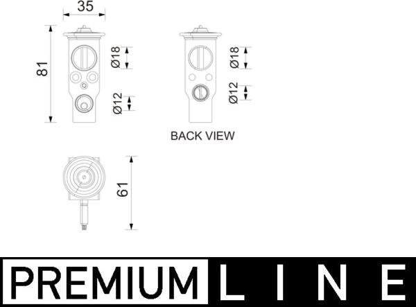 MAHLE AVE 210 000P - Розширювальний клапан, кондиціонер autocars.com.ua