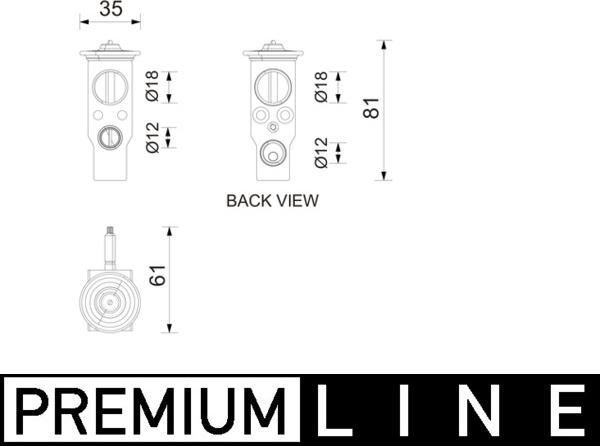 MAHLE AVE 211 000P - Розширювальний клапан, кондиціонер autocars.com.ua