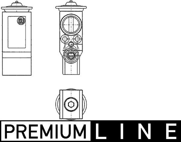 MAHLE AVE 61 000P - Розширювальний клапан, кондиціонер autocars.com.ua