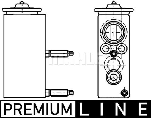 MAHLE AVE 67 000P - Розширювальний клапан, кондиціонер autocars.com.ua