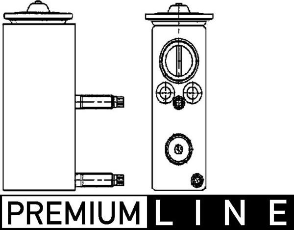 MAHLE AVE 70 000P - Розширювальний клапан, кондиціонер autocars.com.ua