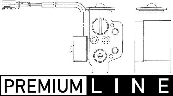 MAHLE AVE 80 000P - Розширювальний клапан, кондиціонер autocars.com.ua