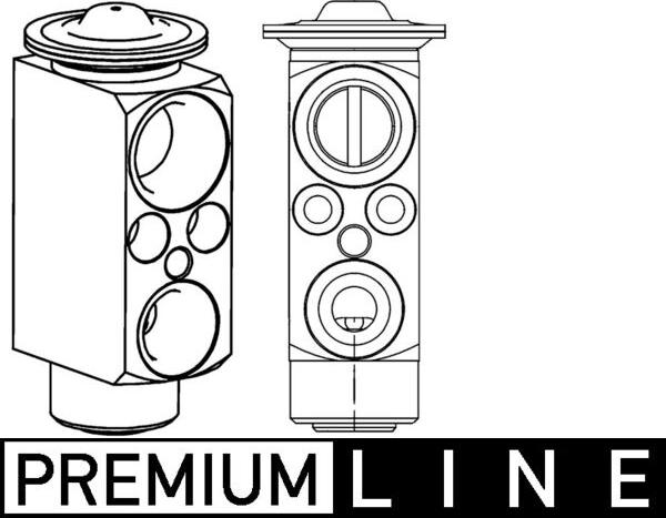 MAHLE AVE 81 000P - Розширювальний клапан, кондиціонер autocars.com.ua