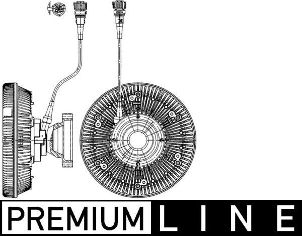 MAHLE CFC 227 000P - Зчеплення, вентилятор радіатора autocars.com.ua