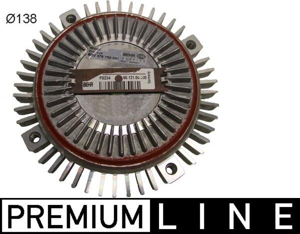 MAHLE CFC 64 000P - Зчеплення, вентилятор радіатора autocars.com.ua