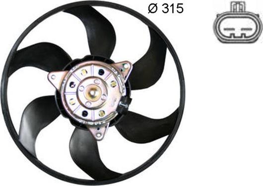 MAHLE CFF 382 000S - Вентилятор, охолодження двигуна autocars.com.ua