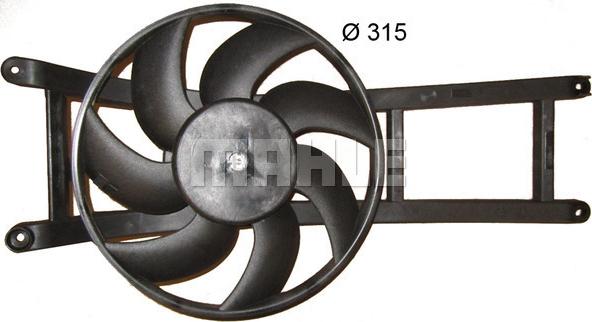 MAHLE CFF 384 000S - Вентилятор, охолодження двигуна autocars.com.ua