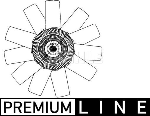 MAHLE CFF 490 000P - Вентилятор, охолодження двигуна autocars.com.ua