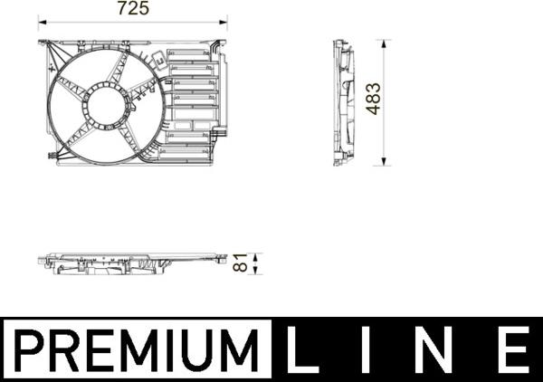 MAHLE CFS 31 000P - Кожух вентилятора autocars.com.ua