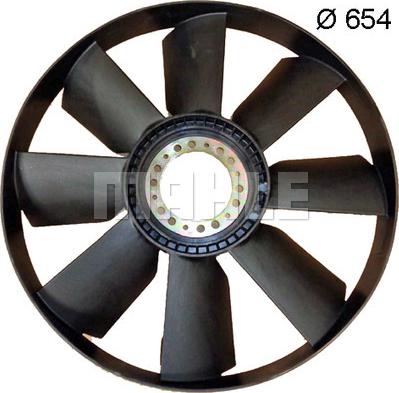 MAHLE CFW 3 000P - Крильчатка вентилятора, охолодження двигуна autocars.com.ua