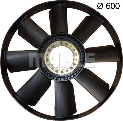 MAHLE CFW 5 000P - Крильчатка вентилятора, охолодження двигуна autocars.com.ua