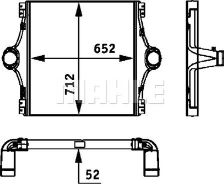 MAHLE CI 105 000P - Интеркулер autocars.com.ua