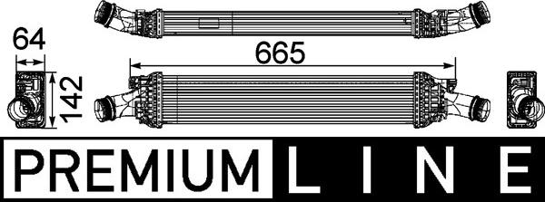 MAHLE CI 170 000P - Интеркулер autocars.com.ua