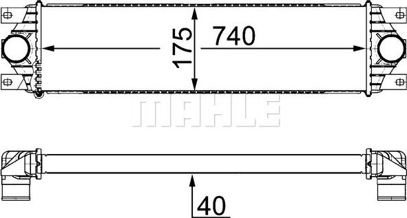 MAHLE CI 19 000S - Інтеркулер autocars.com.ua