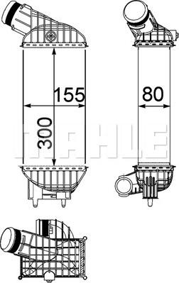 MAHLE CI 212 000P - Интеркулер autocars.com.ua