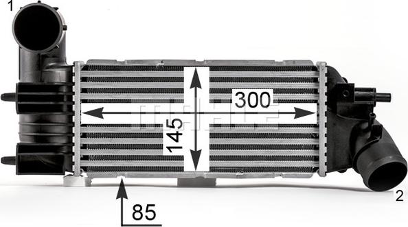 MAHLE CI 26 000P - Интеркулер autocars.com.ua