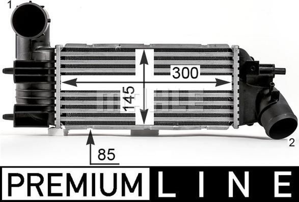 MAHLE CI 26 000P - Интеркулер autocars.com.ua