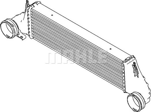 MAHLE CI 361 000P - Интеркулер autocars.com.ua