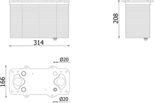 MAHLE CI 710 000P - Интеркулер autocars.com.ua