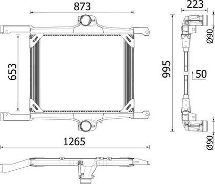 MAHLE CI 725 000P - Интеркулер autocars.com.ua