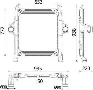 MAHLE CI 728 000P - Интеркулер autocars.com.ua