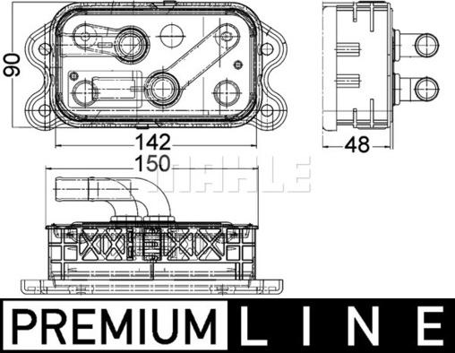 MAHLE CLC 112 000P - Масляний радіатор, рухове масло autocars.com.ua