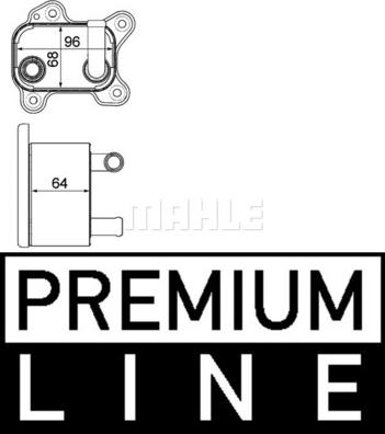 MAHLE CLC 183 000P - Масляний радіатор, автоматична коробка передач autocars.com.ua