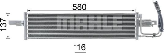 MAHLE CLC 290 000P - Масляний радіатор, автоматична коробка передач autocars.com.ua