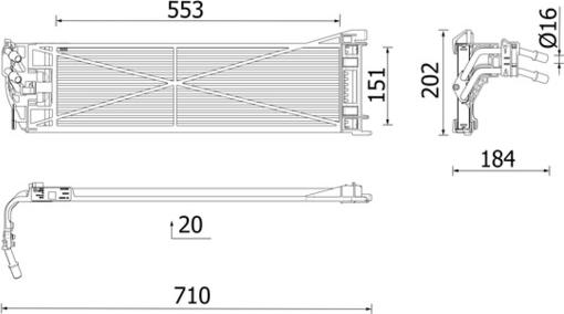 MAHLE CLC 306 000P - Масляний радіатор, автоматична коробка передач autocars.com.ua
