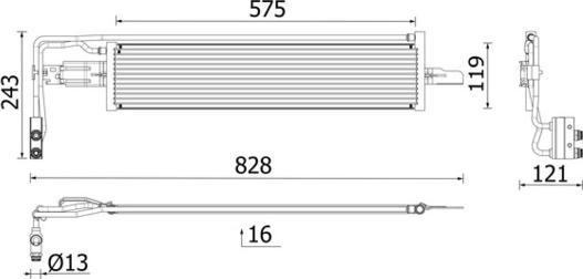 MAHLE CLC 319 000P - Масляний радіатор, автоматична коробка передач autocars.com.ua