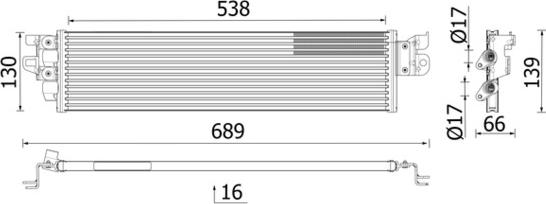 MAHLE CLC 328 000P - Масляний радіатор, автоматична коробка передач autocars.com.ua