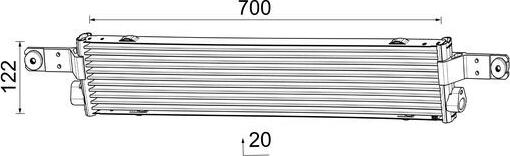 MAHLE CLC 360 000P - Масляний радіатор, автоматична коробка передач autocars.com.ua