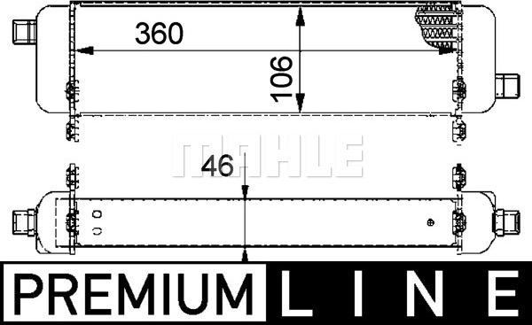 MAHLE CLC 42 000P - Масляний радіатор, рухове масло autocars.com.ua