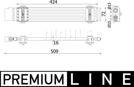 MAHLE CLC 96 000P - Масляний радіатор, автоматична коробка передач autocars.com.ua