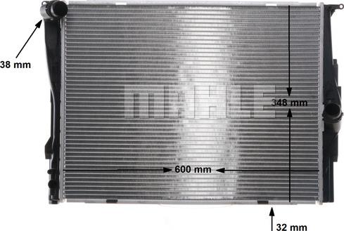 MAHLE CR 1088 000S - Радіатор, охолодження двигуна autocars.com.ua